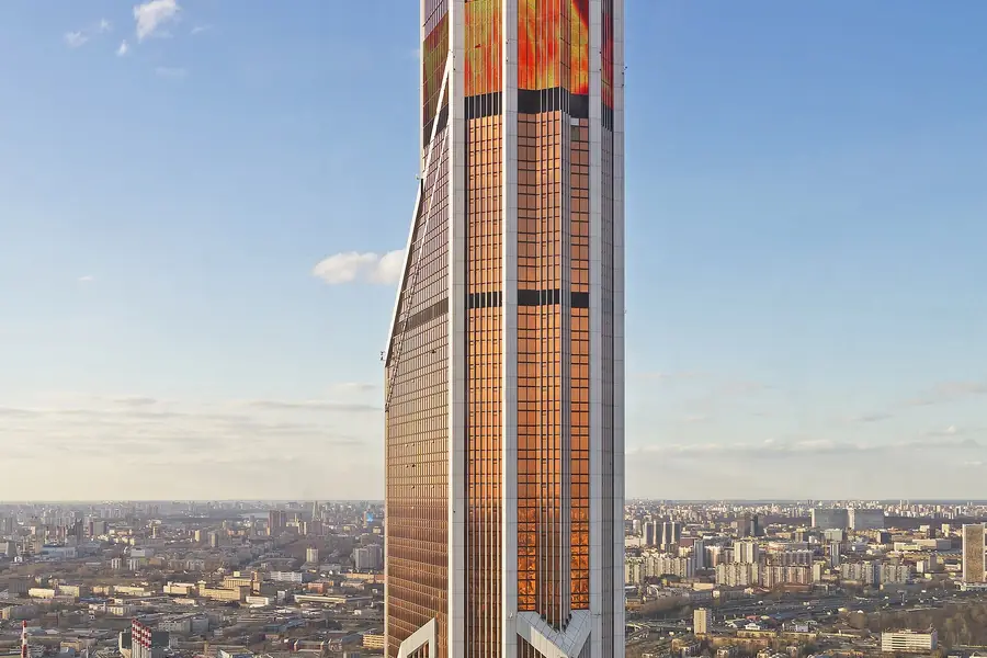Les tours du quartier d'affaires de Moscou